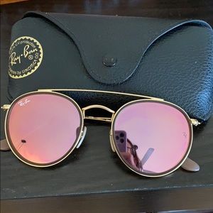 Ray Ban Round Double Bridge Sunglasses